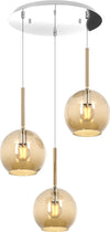 Sospensione-Contemp.-Rosone-Tondo-Future-Met.-Cromo-Vetro-Ambra-3-Luci-E27-D47Cm