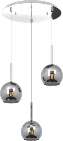 Sospensione-Contemp.-Rosone-Tondo-Future-Met.-Cromo-Vetro-Cromo-3-Luci-E27-D42Cm