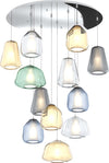 Sospensione-Contemp-Tonda-Double-Skin-Metallo-Cromo-Vetro-Mix-Multicolor-12-Luci