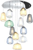Sospensione-Contemp-Tonda-Double-Skin-Metallo-Cromo-Vetro-Mix-Multicolor-12-Luci
