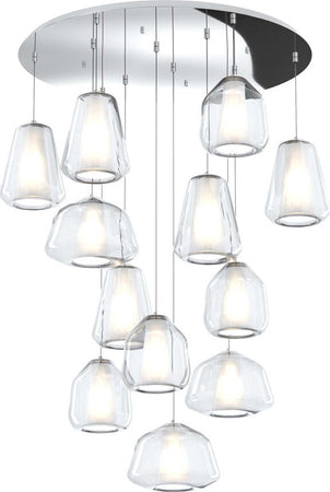 Sospensione-Contemp-Tonda-Double-Skin-Metallo-Cromo-Vetro-Mix-Trasp-12-Luci-E27