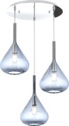 Sospensione-Contemp-Tonda-Kona-Metallo-Cromo-Vetro-Blu-3-Luci-E27