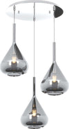 Sospensione-Contemp-Tonda-Kona-Metallo-Cromo-Vetro-Fumè-3-Luci-E27