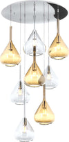 Sospensione-Contemp-Tonda-Kona-Metallo-Cromo-Vetro-Trasparente-Ambra-8-Luci-E27
