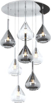 Sospensione-Contemp-Tonda-Kona-Metallo-Cromo-Vetro-Trasparente-Fumè-8-Luci-E27
