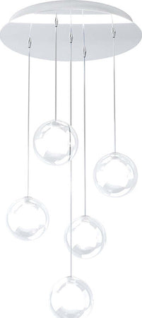 Sospensione-Contemp-Willow-Metallo-Cromo-Vetro-Bianco-Satitano-5-Luci-G9