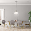 Sospensione-Contemporanea-Americano-Acciaio-Argento-Vetro-1-Luce-E27