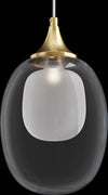 Sospensione-Contemporanea-Aura-Struttura-Metallo-Ottone-1-Luce-Diffusore-Vetro