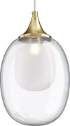 Sospensione-Contemporanea-Aura-Struttura-Metallo-Ottone-1-Luce-Diffusore-Vetro