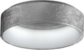 Sospensione-Contemporanea-Aurora-Metallo-Foglia-Argento-Led-27W