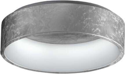 Sospensione-Contemporanea-Aurora-Metallo-Foglia-Argento-Led-27W