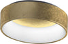Sospensione-Contemporanea-Aurora-Metallo-Foglia-Oro-Led-36W