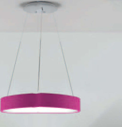 Sospensione-Contemporanea-Aurora-Metallo-Magenta-Led-96W