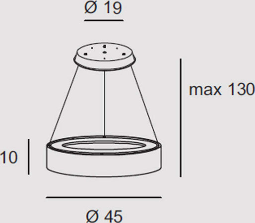 Sospensione-Contemporanea-Aurora-Metallo-Rame-Opaco-Led-27W