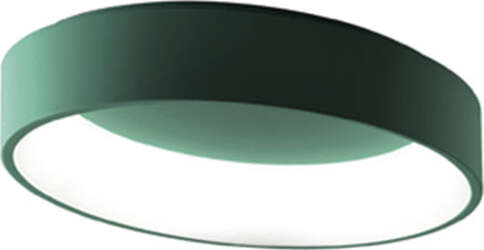 Sospensione-Contemporanea-Aurora-Metallo-Verde-Bosco-Led-36W