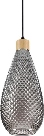 Sospensione-Contemporanea-Bergen-2-Vetro-Fumè-1-Luce-E27