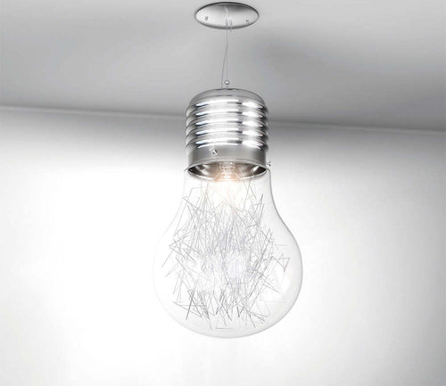 Sospensione-Contemporanea-Big-Lamp-Metallo-Cromo-Vetro-Trasp-1-Luce-E27