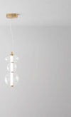 Sospensione-Contemporanea-Bubbles-Metallo-Oro-Led-Integrato-24W