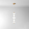 Sospensione-Contemporanea-Bubbles-Metallo-Oro-Led-Integrato-38W
