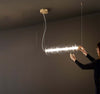 Sospensione-Contemporanea-Bubbles-Metallo-Oro-Led-Integrato-38W