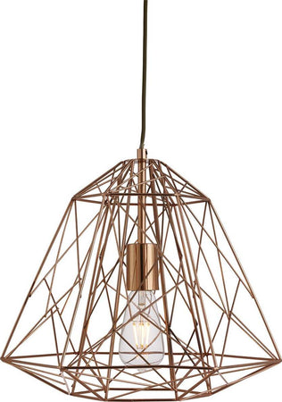 Sospensione-Contemporanea-Cage-Geometrica-Acciaio-Rame-1-Luce-E27