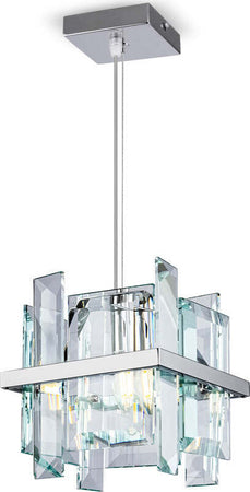 Sospensione-Contemporanea-Cerezo-Metallo-Cromo-1-Luce-Diffusore-Cristallo