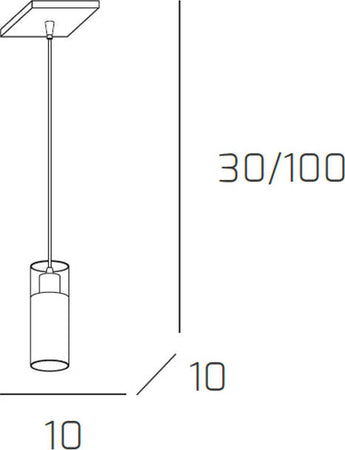 Sospensione-Contemporanea-Cilinder-Metallo-Cromo-Vetro-Satinato-Cromo-1-Luce-E27
