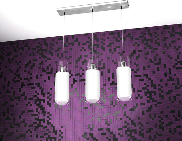 Sospensione-Contemporanea-Cilinder-Metallo-Cromo-Vetro-Satinato-Cromo-3-Luci-E27