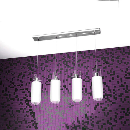 Sospensione-Contemporanea-Cilinder-Metallo-Cromo-Vetro-Satinato-Cromo-4-Luci-E27