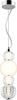Sospensione-Contemporanea-Collar-Metallo-Cromo-E-Paralume-Vetro-Trasparente-17W