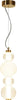 Sospensione-Contemporanea-Collar-Metallo-Oro-E-Paralume-Vetro-Oro-17W