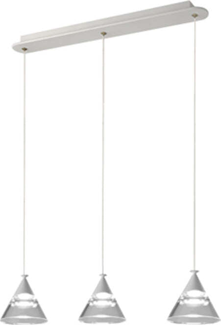 Sospensione-Contemporanea-Cony-Metallo-Bianco-Led-21W