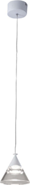 Sospensione-Contemporanea-Cony-Metallo-Bianco-Led-7W