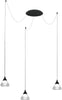 Sospensione-Contemporanea-Cony-Metallo-Nero-Led-21W