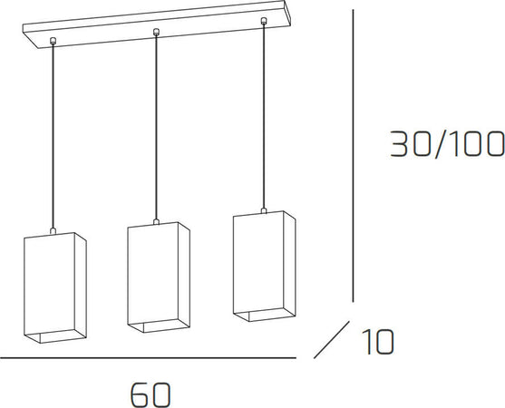 Sospensione-Contemporanea-Crazy-Metallo-Bianco-Vetro-3-Luci-E27