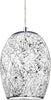 Sospensione-Contemporanea-Crepitio-Acciaio-Argento-Vetro-1-Luce-E27