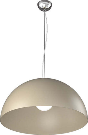 Sospensione-Contemporanea-Cup-Metallo-Sabbia-1-Luce-E27-D.40Cm