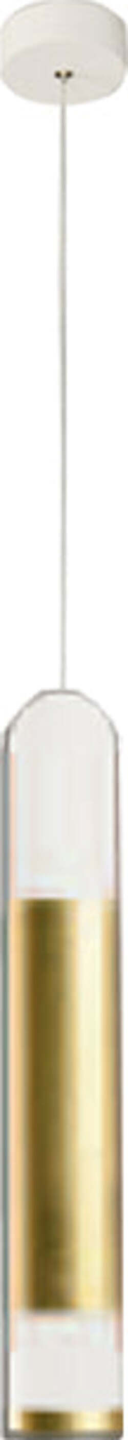 Sospensione-Contemporanea-Derby-Foglia-Oro-Led-1X5+5W