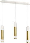 Sospensione-Contemporanea-Derby-Foglia-Oro-Led-3X5+5W