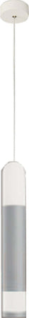 Sospensione-Contemporanea-Derby-Grigio-Perla-Led-1X5+5W
