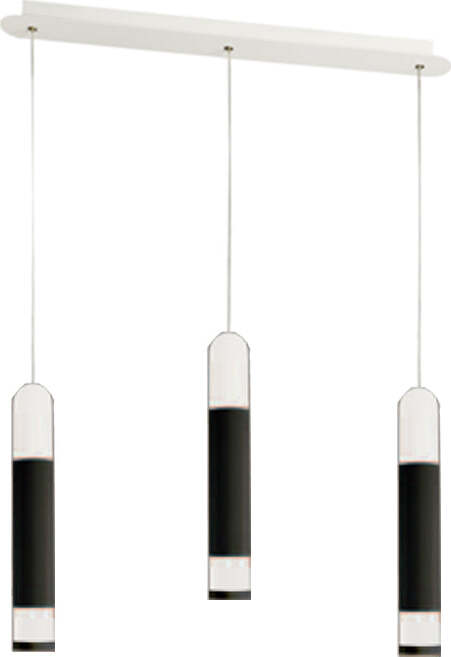 Sospensione-Contemporanea-Derby-Nero-Led-3X5+5W