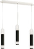 Sospensione-Contemporanea-Derby-Nero-Led-3X5+5W