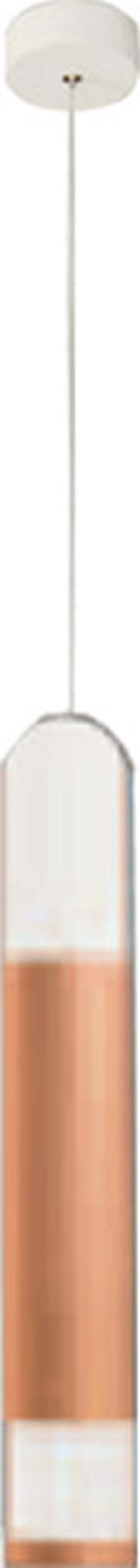 Sospensione-Contemporanea-Derby-Rame-Opaco-Led-1X5+5W