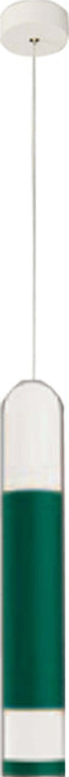 Sospensione-Contemporanea-Derby-Verde-Bosco-Led-1X5+5W