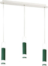 Sospensione-Contemporanea-Derby-Verde-Bosco-Led-3X5+5W