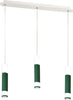 Sospensione-Contemporanea-Derby-Verde-Bosco-Led-3X5+5W