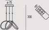 Sospensione-Contemporanea-Dizzy-Metallo-Bianco-Led-39W