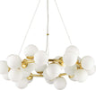 Sospensione-Contemporanea-Dna-Metallo-Bianco-25-Luci-G9-3W-3000K-Luce-Calda