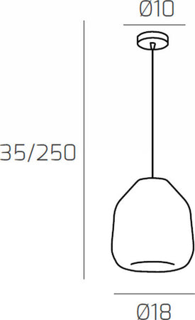 Sospensione-Contemporanea-Double-Skin-Beta-Metallo-Cromo-Vetro-Ambra-1-Luce-E27