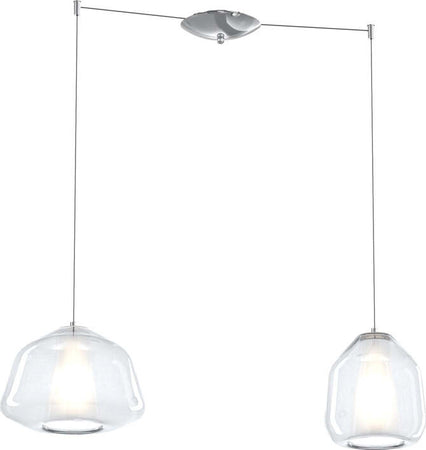Sospensione-Contemporanea-Double-Skin-Metallo-Cromo-Vetro-A-B-Trasp-2-Luci-E27